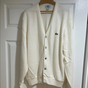 VINTAGE Lacoste Men's Cardigan Made in USA